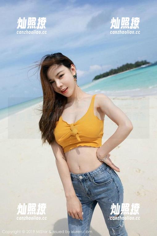 MiStar魅妍社 - 找不同！王婉悠的写真合集里，礼服也能玩出不少花样，超赞的呀。