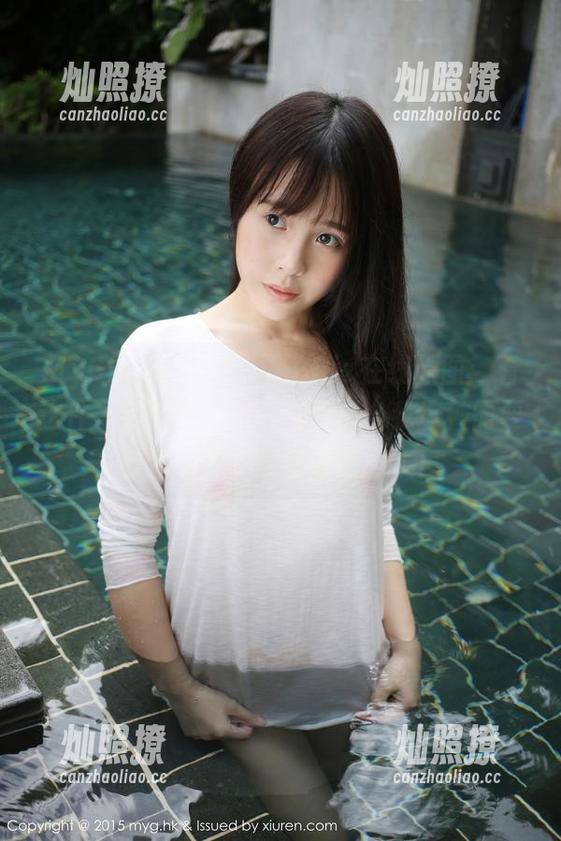MyGirl美媛馆 - 栗子Riz在线原图：看这件“透明”衣服，刚好适合我这种需要被看见又不想太显眼的人！