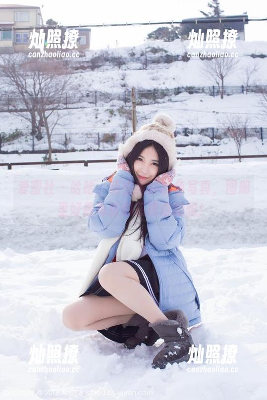 爱蜜社 - 哈哈，萌白酱的粉色写真，图册里好像每张都在撩你的眼！